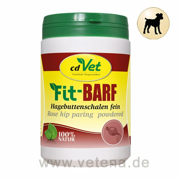 CdVet Fit-BARF Hagebuttenschalen Fein 3 CdVet Fit-BARF Hagebuttenschalen Fein