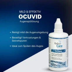 ReboCare Ocuvid Augenspüllösung -Dechra Verkaufe rebocare ocuvid augenspuelloesung tiere2