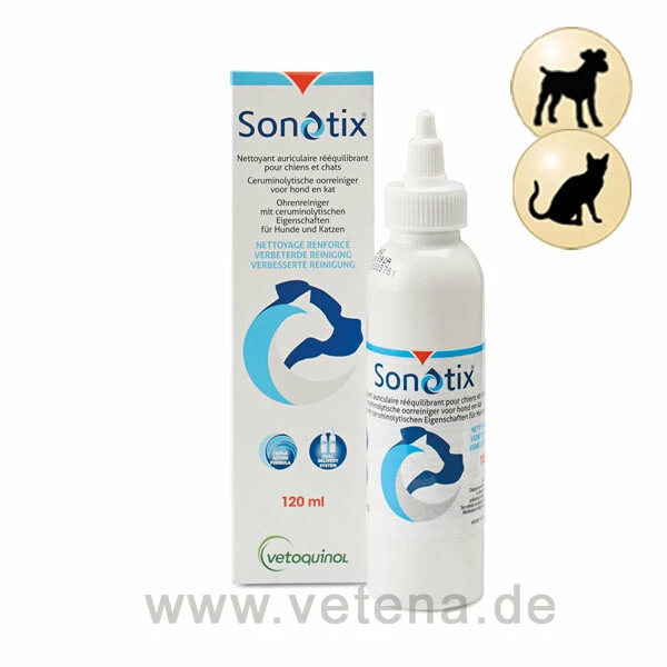 Vetoquinol Sonotix Ohrreiniger Hund & Katze 3 Vetoquinol Sonotix Ohrreiniger Hund & Katze